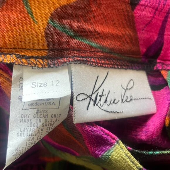 EUC Vintage Kathie Lee Floral Skirt Size 12 - Picture 5 of 5